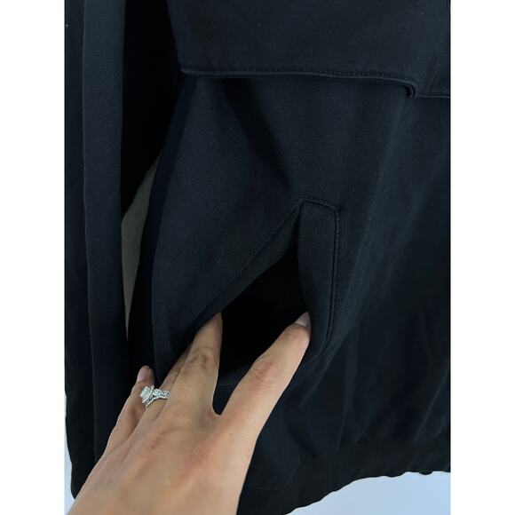 Labo Bantti Large Black Streetwear Hoodie Utility Back Pocket - Picture 2 of 8